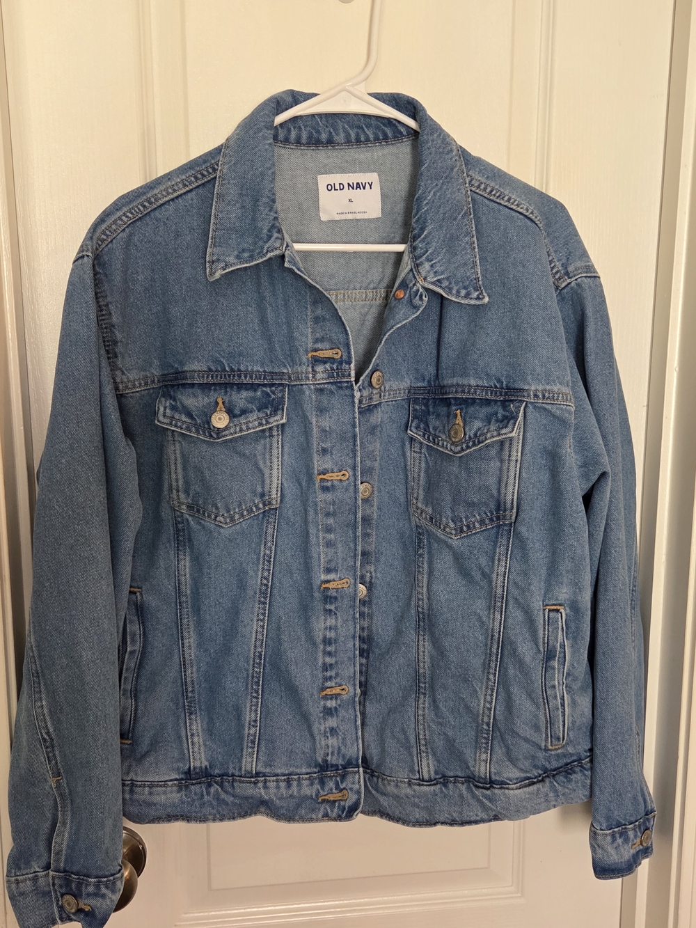 Old Navy Light Blue Denim Jacket XL